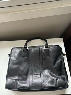 Coach heritage web brief bag needs restoring please read description